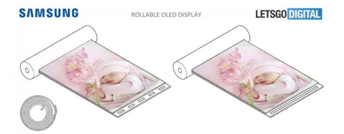 Samsung đã nộp bằng sáng chế cho màn hình có thể cuộn lại 4